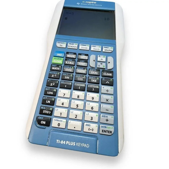 Texas Instruments Ti-Nspire Graphing Calculator with TI-84 Plus Keypad, Tested - Picture 3 of 9